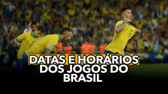 Datas e horários dos jogos do Brasil na Copa do Mundo no Qatar Datas e horários dos jogos do Brasil na Copa do Mundo no Qatar