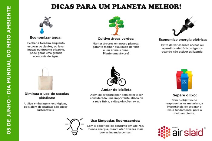 Meio ambiente: Confira 7 dicas de preservação – Grupo Air Slaid O Que Devemos Fazer Para Cuidar E Preservar A Terra