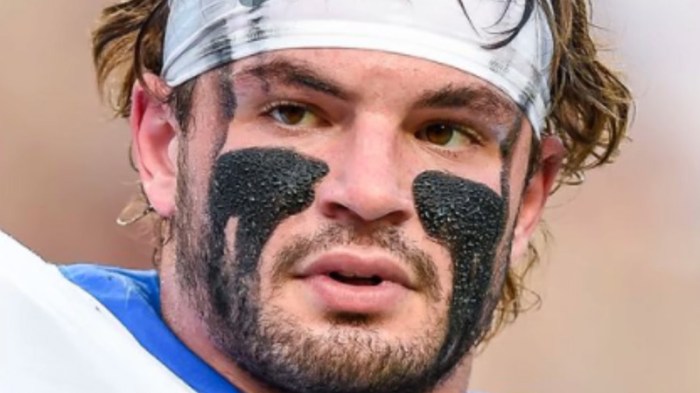 Why can't football players wear glasses?