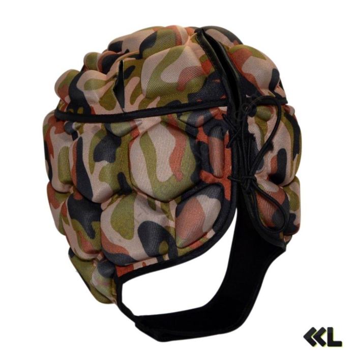 What is a rugby helmet called?
