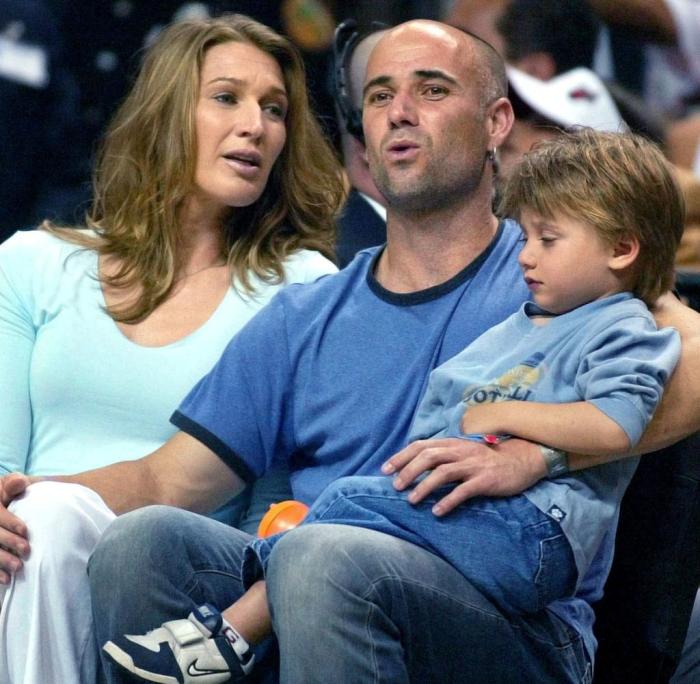 Andre Agassi Steffi Graf Beach Andre Agassi Steffi Graf Beach