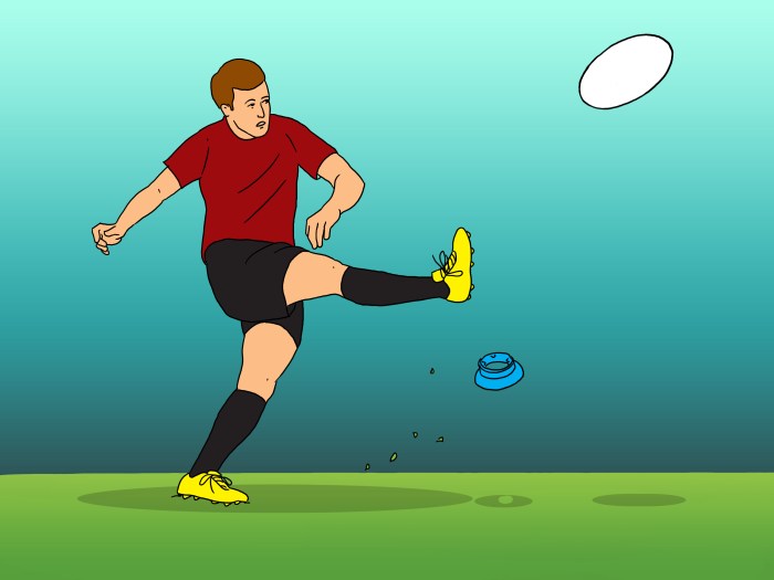Rugby kick nel wikihow pictures Can you kick in rugby 7s?