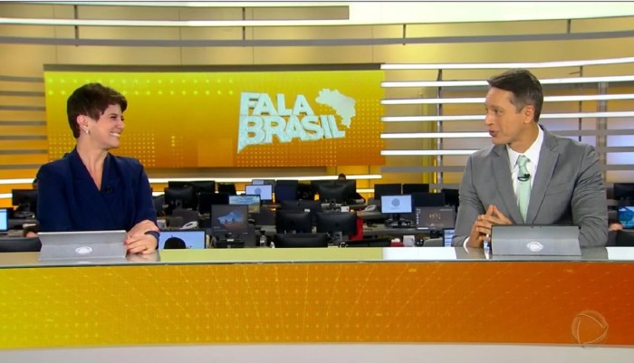 Mariana Godoy e âncora confirmam despedida no Fala Brasil Mariana Godoy e âncora confirmam despedida no Fala Brasil