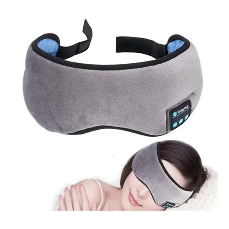Tapa Olho Máscara Dormir Fone Ouvido Bluetooth Confortável..Som estéreo ... Tapa Ouvido Para Dormir