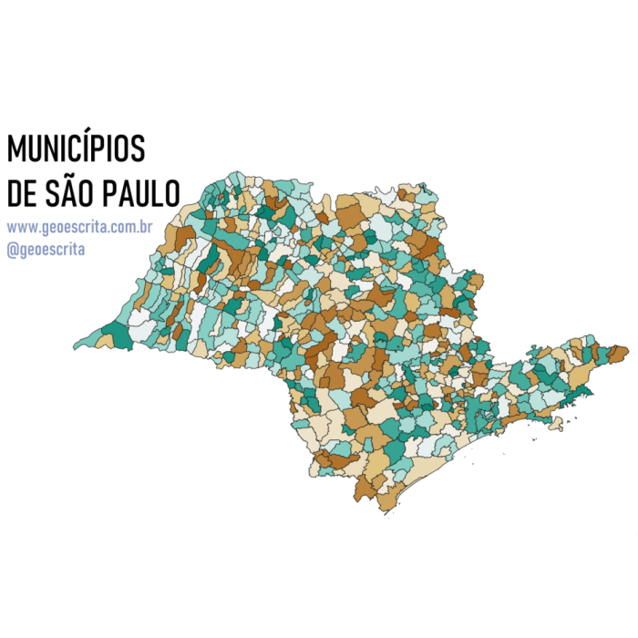 -Classificação dos municípios do estado de São Paulo de acordo com as ... Quantos Municípios Tem O Estado De São Paulo