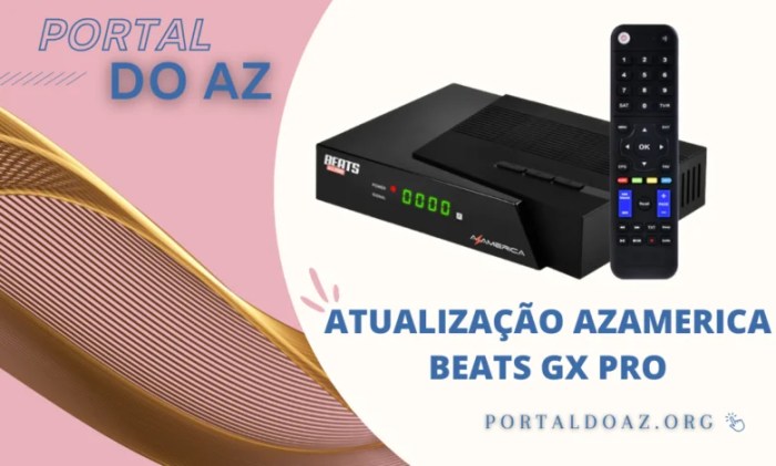 Urgente: Nova Atualização Azamerica Beats GX PRO – USB V1.36 – 2022 ... Atualização Azamerica King Gx Pro