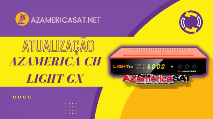 Azamerica CH Light GX Última Atualização - V1.02 - 21/10/2022 ... Azamerica CH Light GX Última Atualização - V1.02 - 21/10/2022 ...
