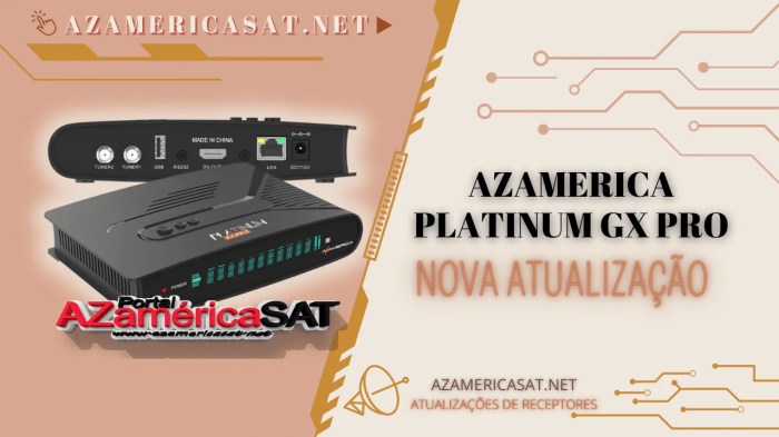 Azamerica Silver GX Pro (BIOS) - Receptores Satélite Cabo ... Atualização Azamerica Silver Gx Pro