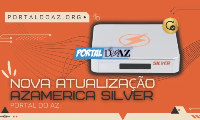 Azamerica Silver Última Atualização V1.64 – 24/07/2023 Azamerica Silver Última Atualização V1.64 – 24/07/2023