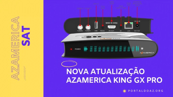 Arquivo de Azamerica Platinum GX Pro - Azamerica SAT - Atualização p ... Arquivo de Azamerica Platinum GX Pro - Azamerica SAT - Atualização p ...