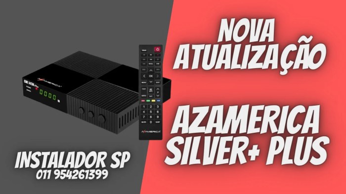 Azamerica Silver + Plus | Azamerica SAT - Atualização p/ Receptores Via ... Azamerica Silver + Plus | Azamerica SAT - Atualização p/ Receptores Via ...