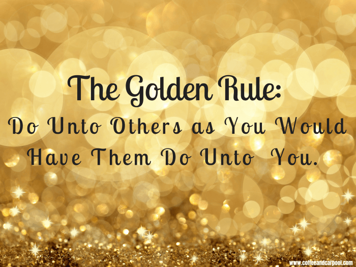 What is the golden rule in rugby?