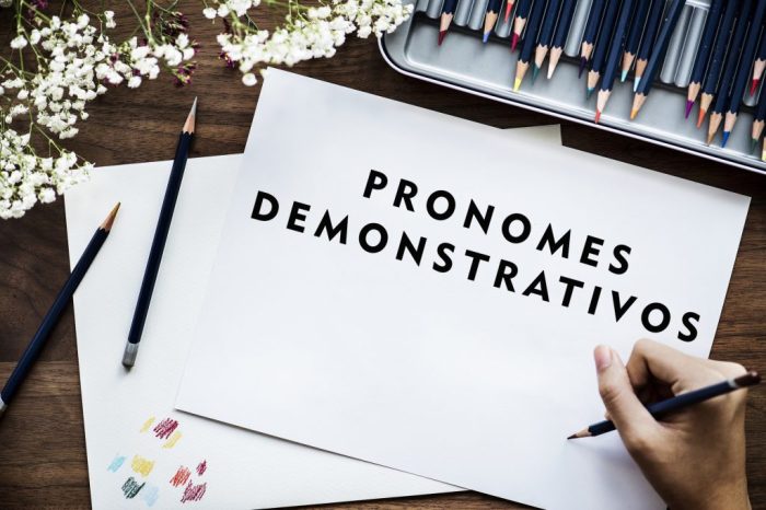 » Pronomes demonstrativos » Pronomes demonstrativos