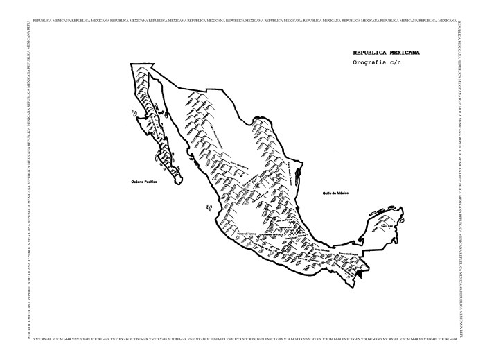 Mapa de la Orografía de la República Mexicana con nombres - Republica ... Mapa de la Orografía de la República Mexicana con nombres - Republica ...