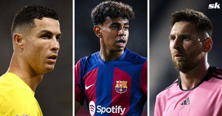 Bắt chước Ronaldo, Yamal ăn mừng 'ngạo nghễ' tại Bernabeu Bắt chước Ronaldo, Yamal ăn mừng 'ngạo nghễ' tại Bernabeu