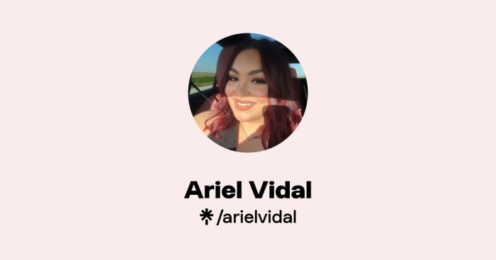 Ariel Vidal | Instagram, TikTok | Linktree Izabelly Vidal Tiktok