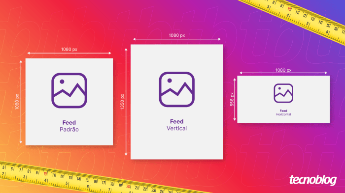 Qual tamanho de foto usar no Instagram? Veja formato ideal para Feed e ... Novo Tamanho Post Instagram