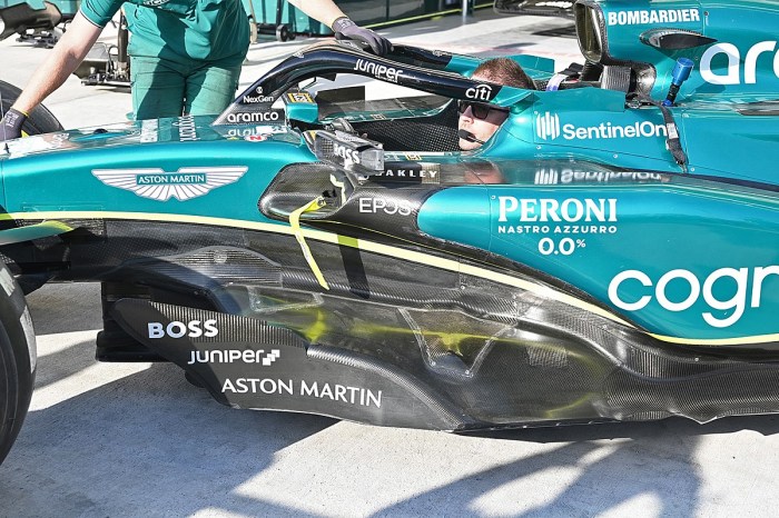 F1-Aston se junta à Mercedes e terá atualização importante no EUA Mercedes issue fresh Russell update amid Aston Martin speculation