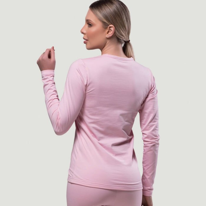 Blusa Segunda Pele Térmica Feminina Thermo Premium Rosa Ref. 401 Blusa Segunda Pele Térmica Feminina Thermo Premium Rosa Ref. 401
