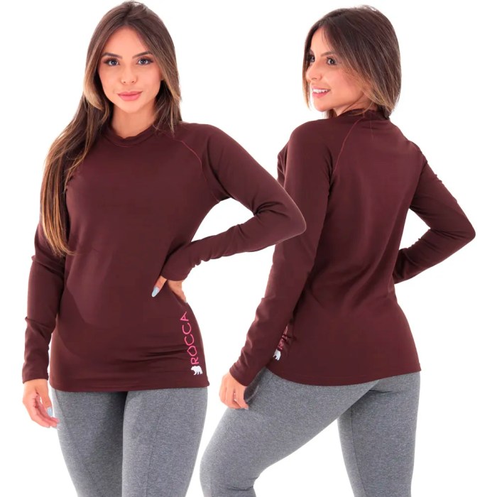 BLUSA SEGUNDA PELE TÉRMICA PELUCIADA FORRADA OUTONO/INVERNO ROCCA ... BLUSA SEGUNDA PELE TÉRMICA PELUCIADA FORRADA OUTONO/INVERNO ROCCA ...