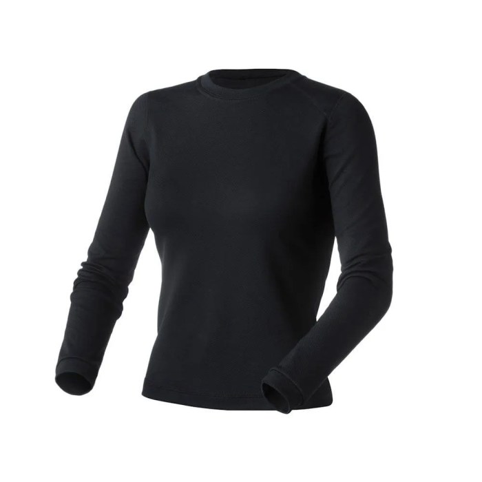 Blusa Térmica Feminina Segunda Pele Preta | Norken Segunda Pele Termica Feminina