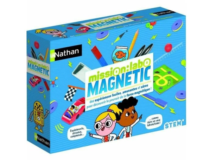 Jogo Educativo NATHAN Mission Labo Magnetic Lab set (Idade Mínima ... Jogo Educativo NATHAN Mission Labo Magnetic Lab set (Idade Mínima ...