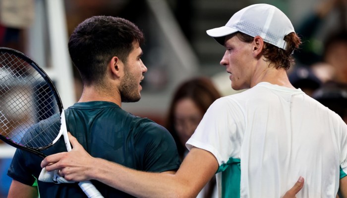 Rafa Nadal y Carlos Alcaraz se enfrentarán en el Slam de Netflix de Las ... Jannik Sinner y Carlos Alcaraz se enfrentarán por el título de Roland Garros: hora, TV y todo lo que hay que saber