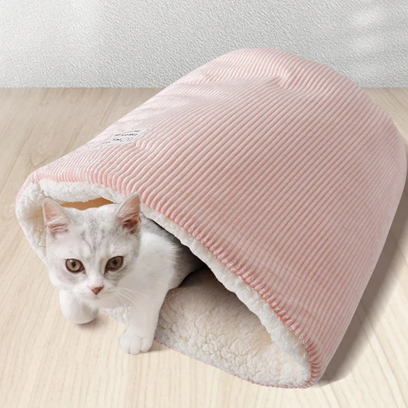 Barato Gato saco de dormir quente coral velo cão cama gato pet dog ... Barato Gato saco de dormir quente coral velo cão cama gato pet dog ...