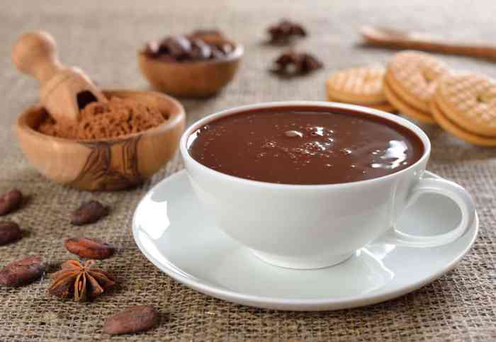 Chocolate Quente Cremoso - Só Receitas Fáceis Chocolate Quente Cremoso