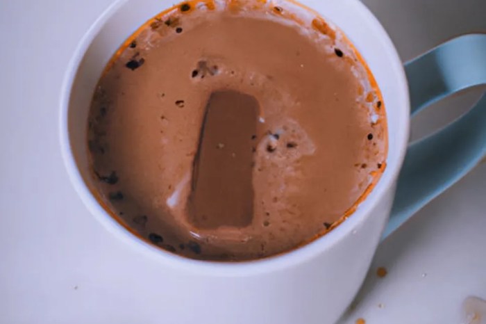 Chocolate quente low-carb sem lactose Chocolate quente low-carb sem lactose