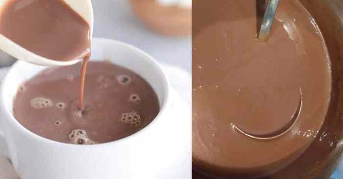 Chocolate quente Cremoso - Receita - Rainha dos Recheios Chocolate quente Cremoso - Receita - Rainha dos Recheios