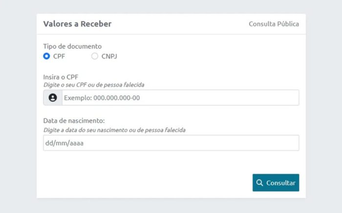 Veja como fazer consulta a 'dinheiro esquecido' pelo Valores a Receber ... Veja como fazer consulta a 'dinheiro esquecido' pelo Valores a Receber ...
