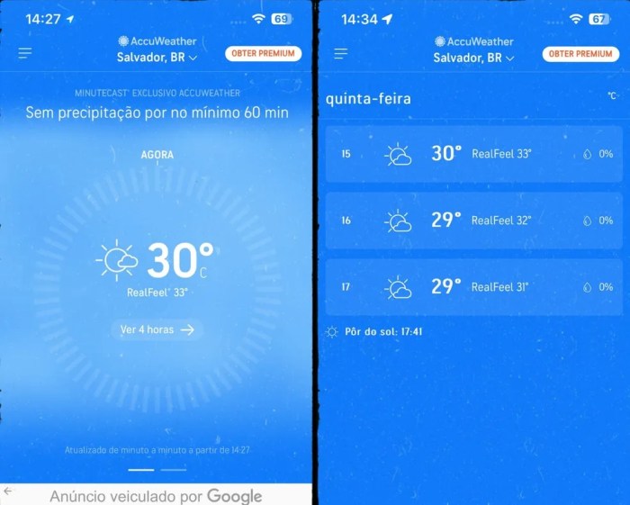 Quantos graus hoje? 6 apps para acompanhar temperatura na onda de calor Quantos graus hoje? 6 apps para acompanhar temperatura na onda de calor
