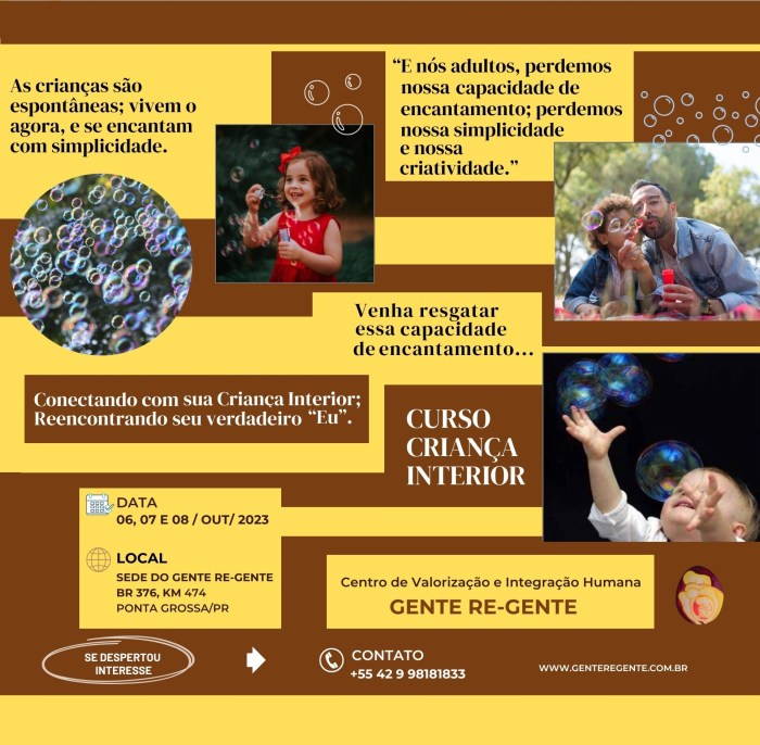 DESCOBRINDO A CRIANÇA INTERIOR: UM GUIA PARA A AUTENTICIDADE E O CR... O Segredo Da Criança Interior