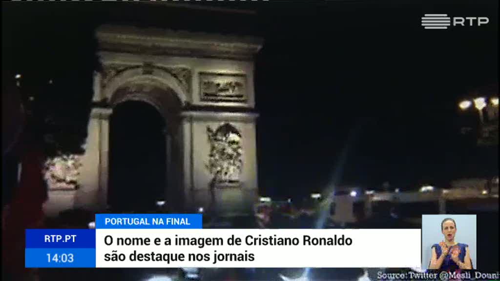 O bilhete português para a final nas páginas da imprensa internacional Bilete Ou Bilhete