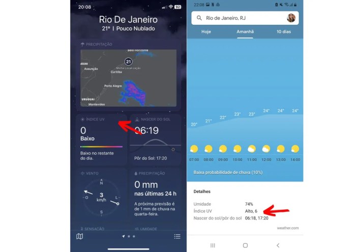 Quantos graus está fazendo hoje? Veja 5 funções úteis de apps de tempo Quantos graus está fazendo hoje? Veja 5 funções úteis de apps de tempo