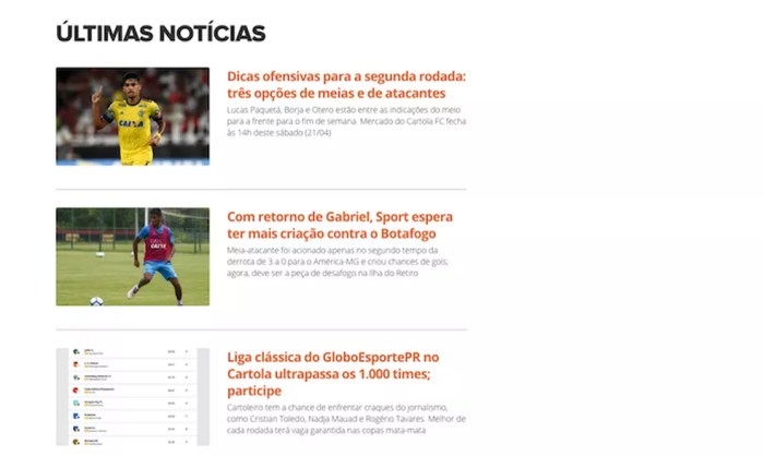 Dicas Cartola Dicas Cartola