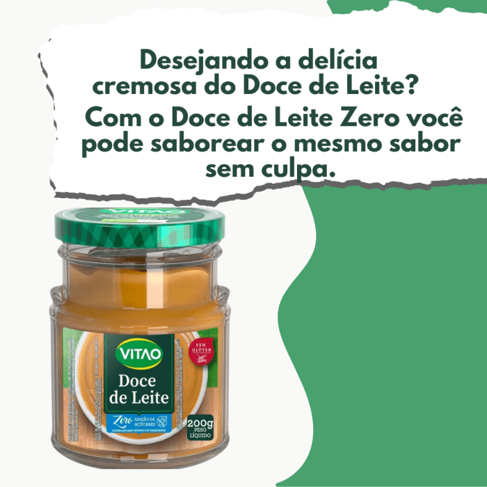 Doce De Leite Zero Açúcar Portão do Cambui 215g Vidro - Pão de Mel Doce De Leite Hey Mu Zero Açúcar