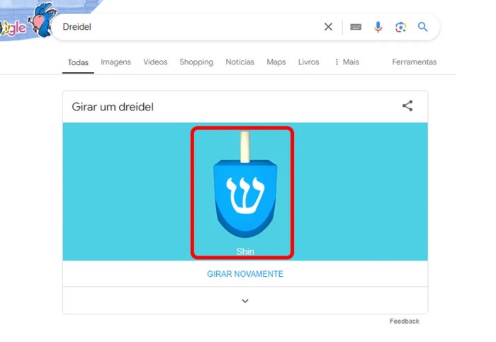 Dreidel no Google: saiba o que é e como jogar Dreidel no Google: saiba o que é e como jogar