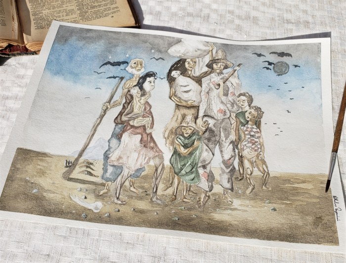 PORTINARI E DETALHES DA OBRA “RETIRANTES” – TÊTE-À-TÊTE PORTINARI E DETALHES DA OBRA “RETIRANTES” – TÊTE-À-TÊTE