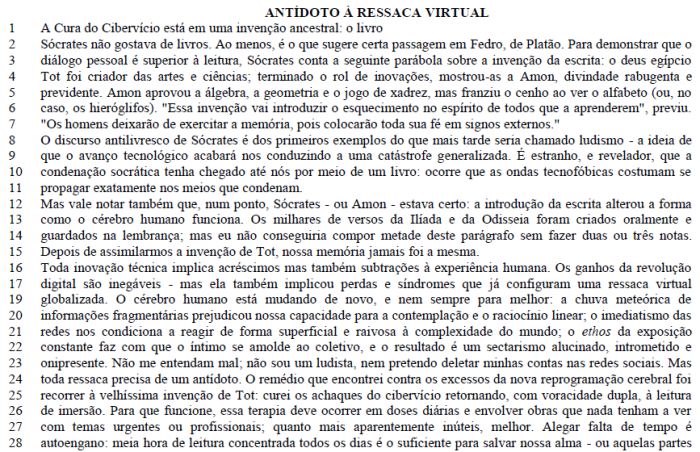 O período em que a regência do verbo em destaque está adequ... O período em que a regência do verbo em destaque está adequ...