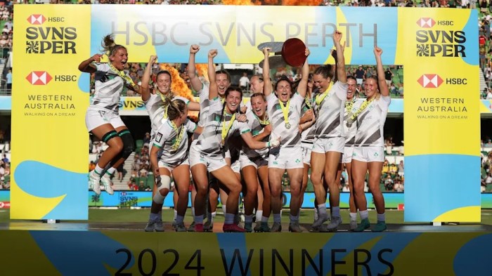 Who won the Perth Sevens in 2025?