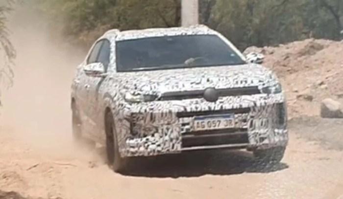 Volkswagen Tera é flagrado em teste secreto em estrada de terra - Auto+ TV Volkswagen Tera é flagrado em teste secreto em estrada de terra - Auto+ TV