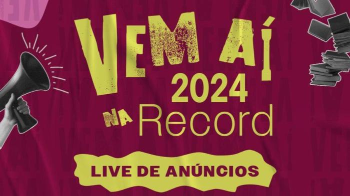 Galera Record anuncia lançamentos de dramas para 2024 Galera Record anuncia lançamentos de dramas para 2024