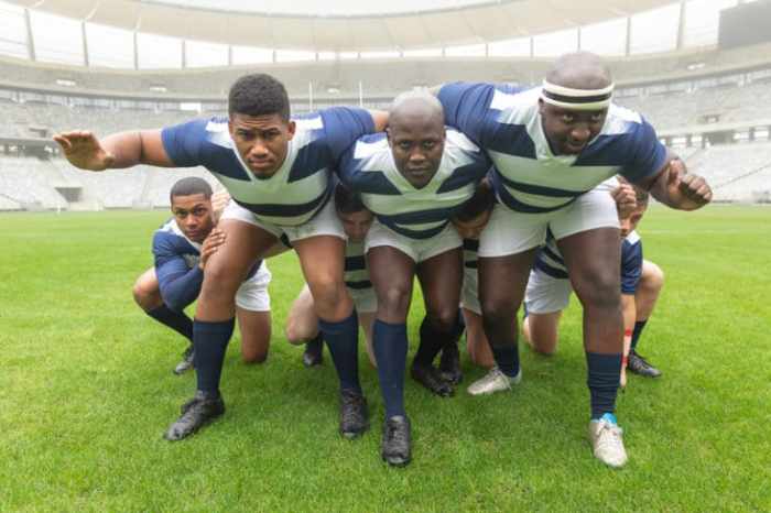 Lineout thighs tape taping