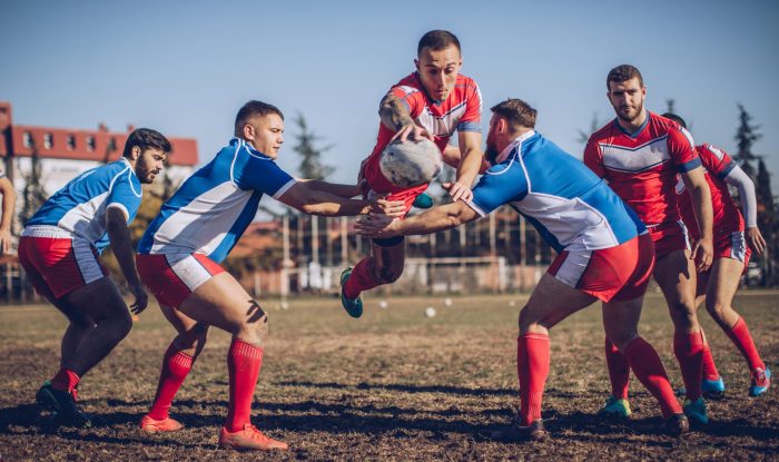 Does rugby have less concussions than football?