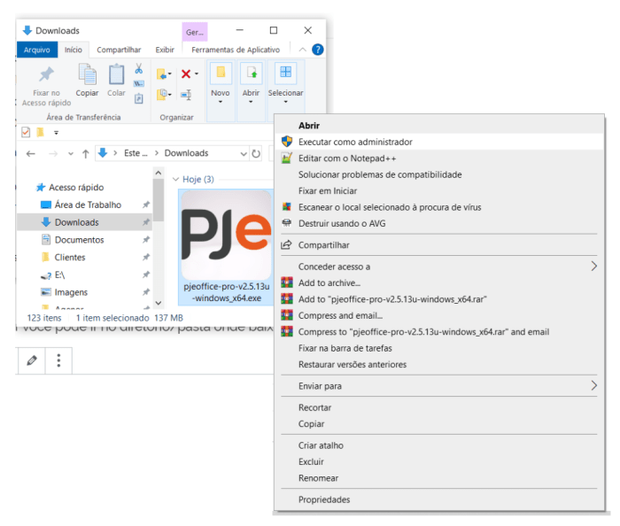 Erro ao acessar o PJE do Tribunal: PjeOffice está indisponível ou não ... Pje Office Download