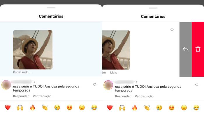Instagram permite o uso de GIFs nos comentários Instagram permite o uso de GIFs nos comentários
