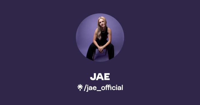 JAE | Instagram, Facebook, TikTok | Linktree Jae