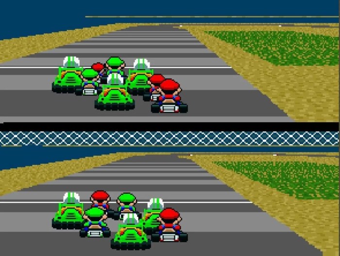 Corrida do Mario Kart em versão com vários efeitos especiais! Corrida do Mario Kart em versão com vários efeitos especiais!